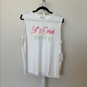 NWT P.J. Salvage super soft Off White sleeves top